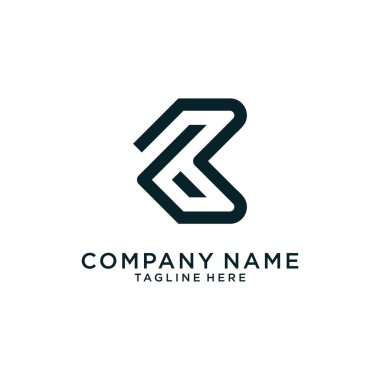 Initial K letter Logo design concept. Vector abstract letter K logo. Design concept letter K template. Modern K mark