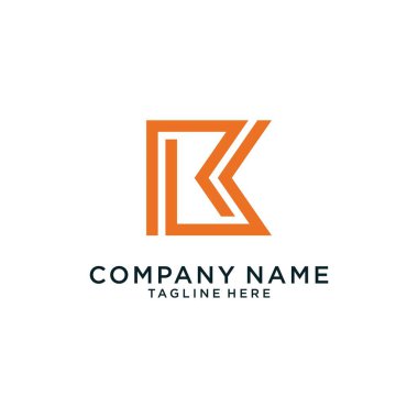 Initial K letter Logo design concept. Vector abstract letter K logo. Design concept letter K template. Modern K mark