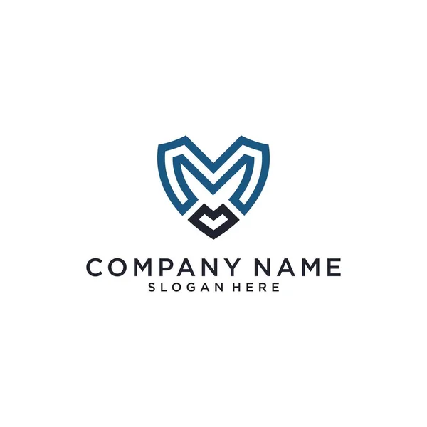 Initial Letter Logo Icon Design Vector Template White Background —  Vetores de Stock