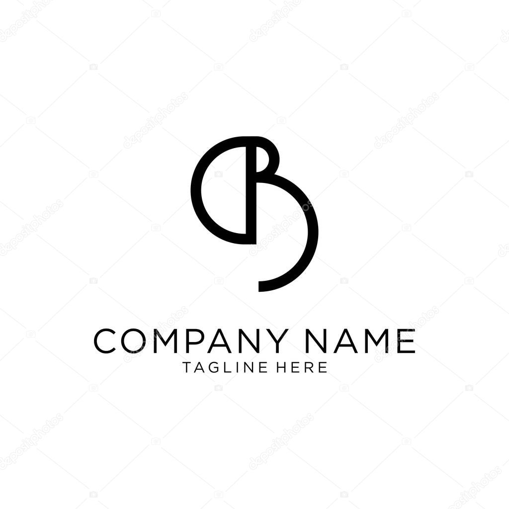 BD or DB Initial letter logo design vector. DB logo. DB initial. DB symbol