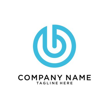 B or BB letter logo design vector.