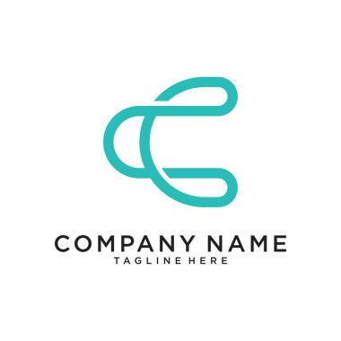 Initial letter C logo design concept.