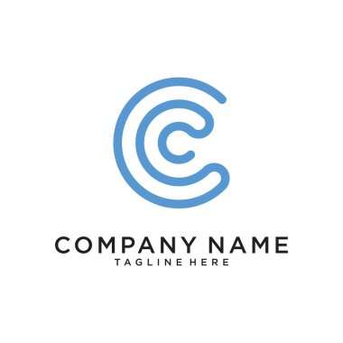 Initial letter C logo design concept.