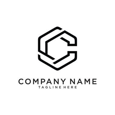 Initial letter C logo design concept.