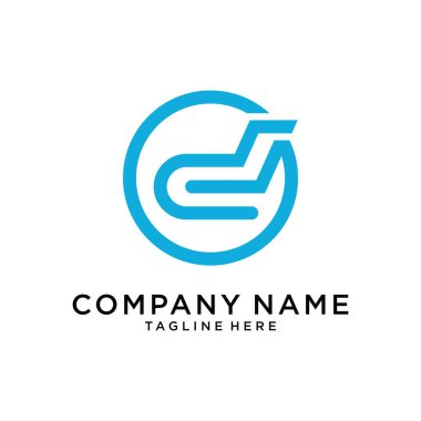 D or DD letter logo design vector.