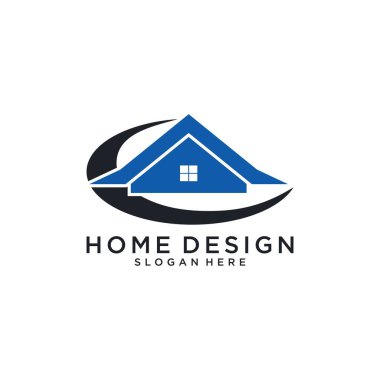 Real estate logo vector home design concept. Roof and home logo vector