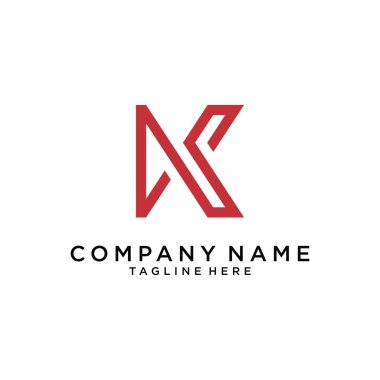 Initial letter K logo design concept. K vector. K icon