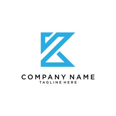 Initial letter K logo design concept. K vector. K icon