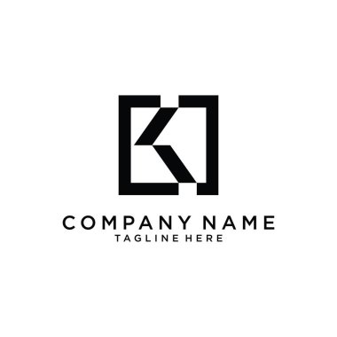 Initial letter K logo design concept. K vector. K icon