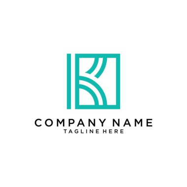 Initial letter K logo design concept. K vector. K icon