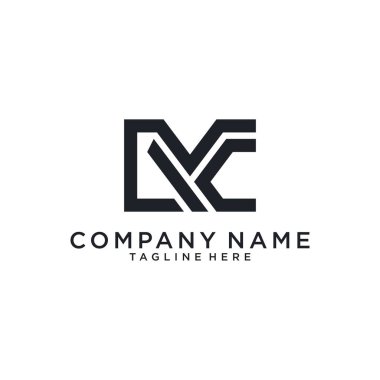 MC or CM initial letter logo design. MC vector. MC icon.MC logo