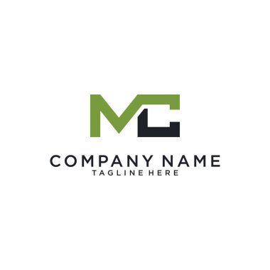 MC or CM initial letter logo design. MC vector. MC icon.MC logo
