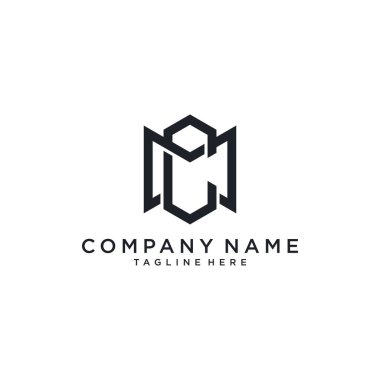 MC or CM initial Logo design Vector. MC icon. MC letter