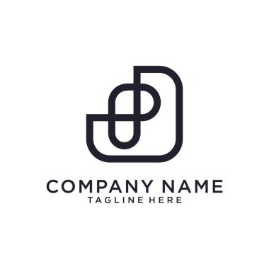 Initial letter P vector logo design template. P logo, P icon, P initial