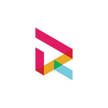 Initial Letter R Abstract logo vector template. R icon technology logo