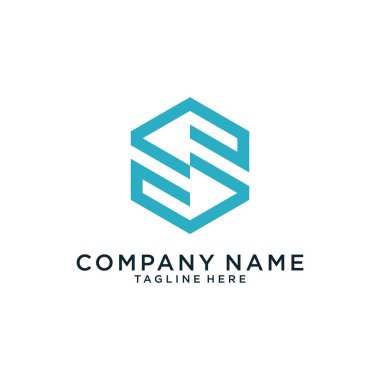 Initial letter S vector logo design template.