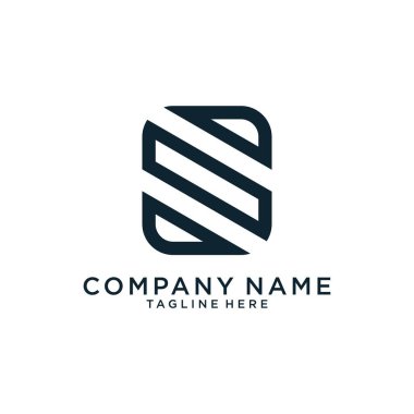 Initial letter S vector logo design template.