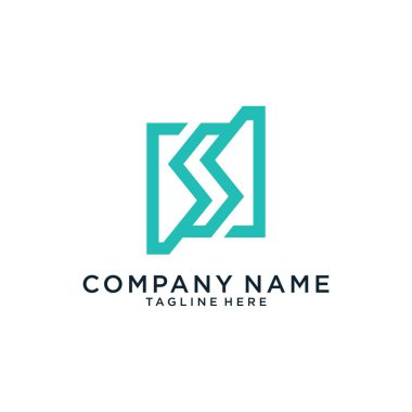 Initial letter S vector logo design template.