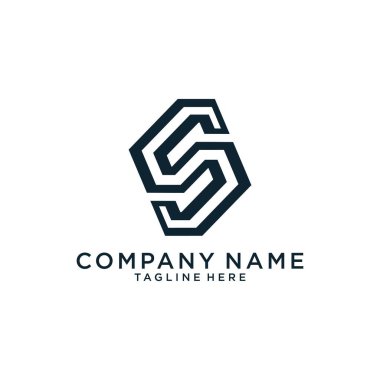 Initial letter S vector logo design template. S logo, S icon, S initial