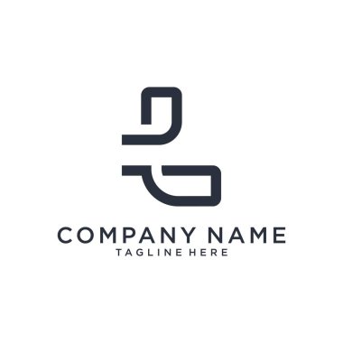 İlk Harf T Logo Tasarım Vektör Şablonu.