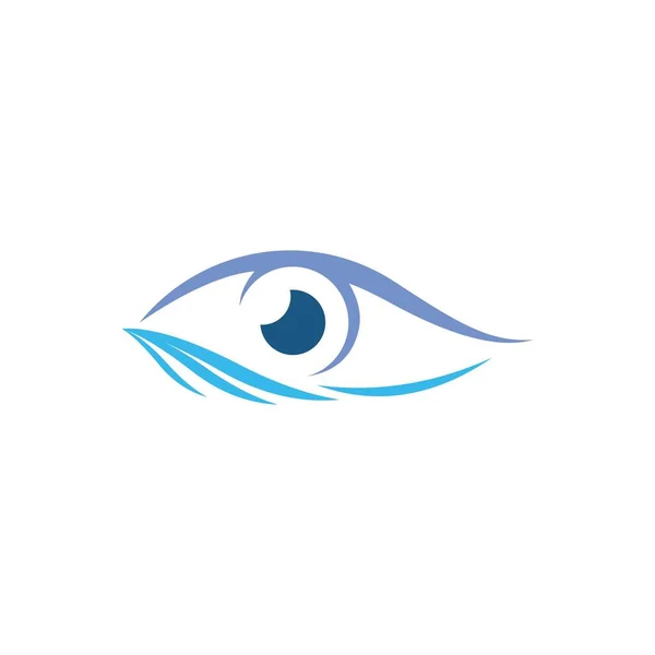 Vector Logo Design Eye Health Vision Eye Logo Eye Vector — Stock Vector