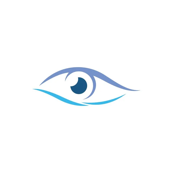 Vector Logo Design Eye Health Vision Eye Logo Eye Vector — Stockový vektor