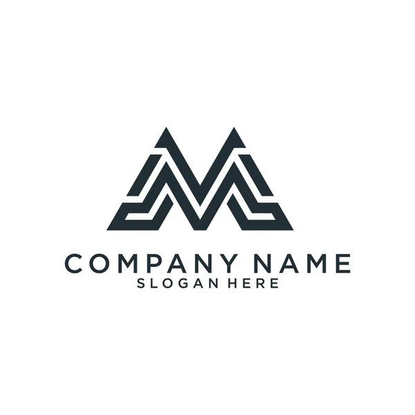 Initial Letter Icon Logo Design Concept Logo Vector Business Company — Image vectorielle