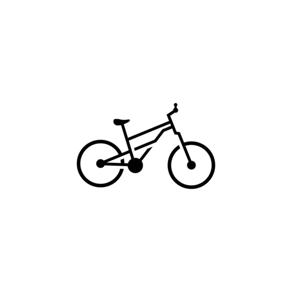 Bicycle Icon Vector Illustration Logo White Background Bicycle Logo Bicycle — ストックベクタ