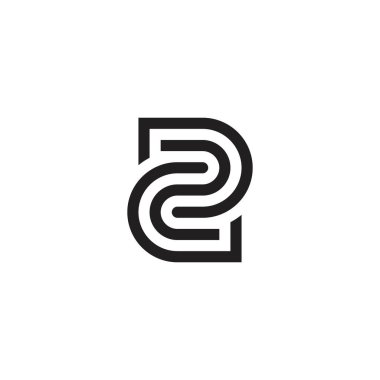 Letter Z or ZZ monogram logo design vector.