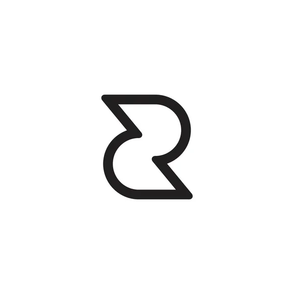Початкова Літера Вектор Концепція Дизайну Логотипу — стоковий вектор