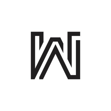 W or WW initial letter logo design vector. W logo, W vector, W icon