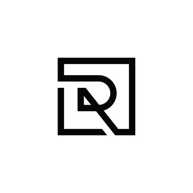 Initial letter R vector logo design concept