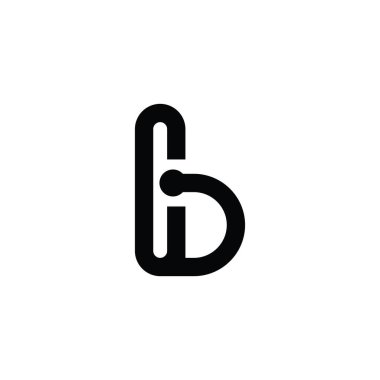 B or BB initial letter logo design vector.
