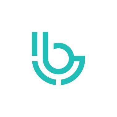 B or BB initial letter logo design vector.