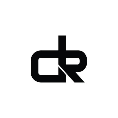 DR or RD initial letter logo design concept