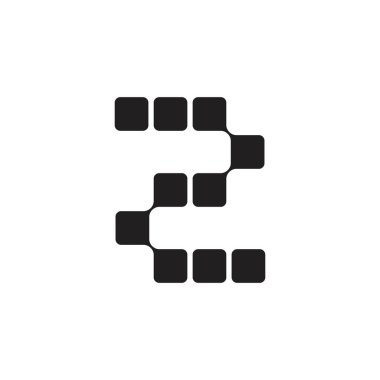 Letter Z or ZZ monogram logo design vector