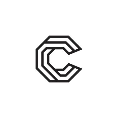 Initial letter C vector logo design concept.