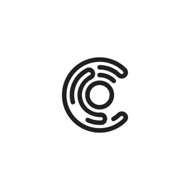 Initial letter C vector logo design concept.