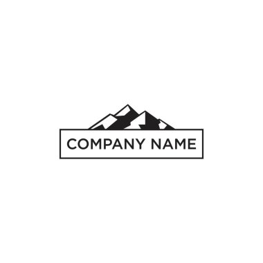 Mountain vector logo design template. Mountain logo. Mountain symbol.Mountain illustration