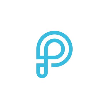 P or PP Letter Logo Design Template Vector