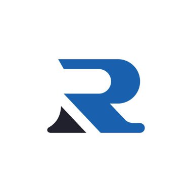 Initial letter R vector logo design concept