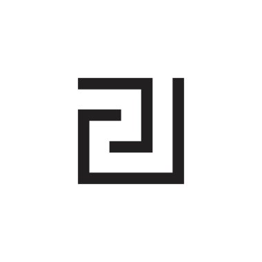 PD or DP Letter Logo Design Template Vector