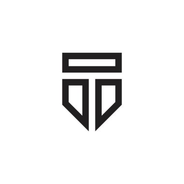 T or TT initial letter logo design vector.