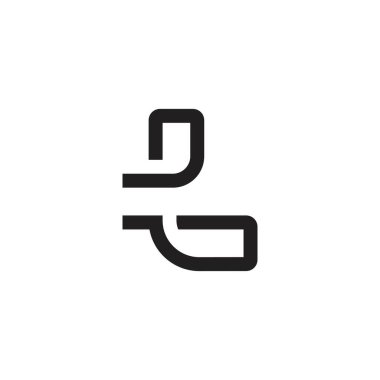 Initial letter T logo design template vector.