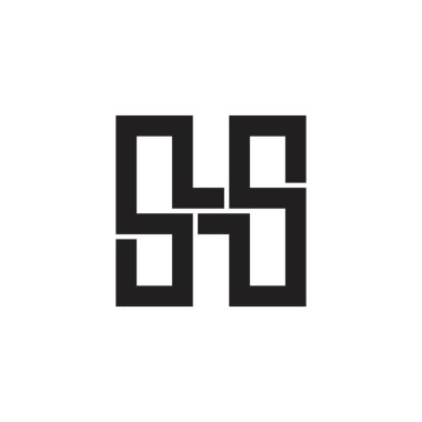 SH or HS Initial letter logo design monogram