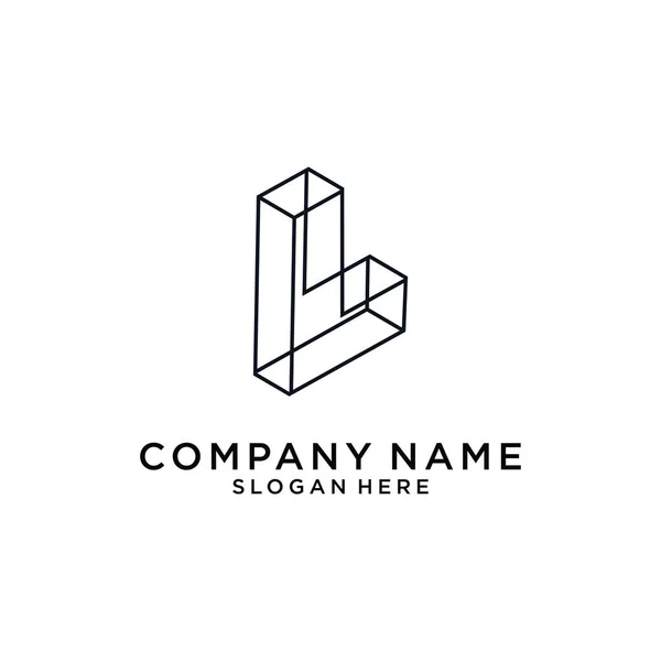 Initial Letter Logo Icon Design Template White Background —  Vetores de Stock