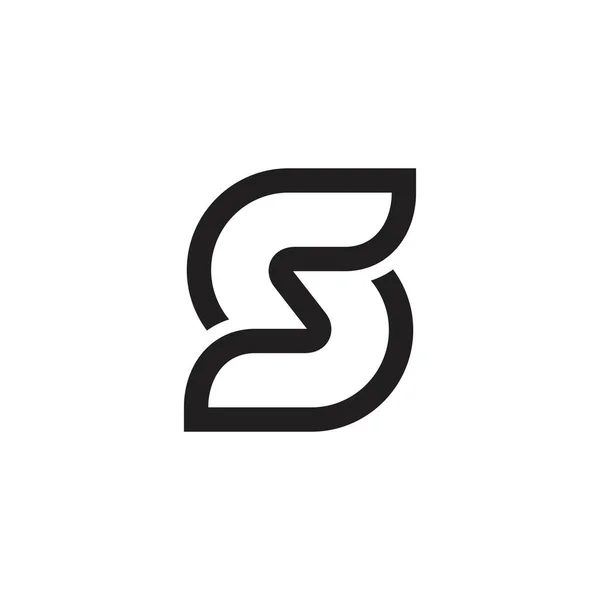 Вектор Дизайна Логотипа Белом Фоне — стоковый вектор