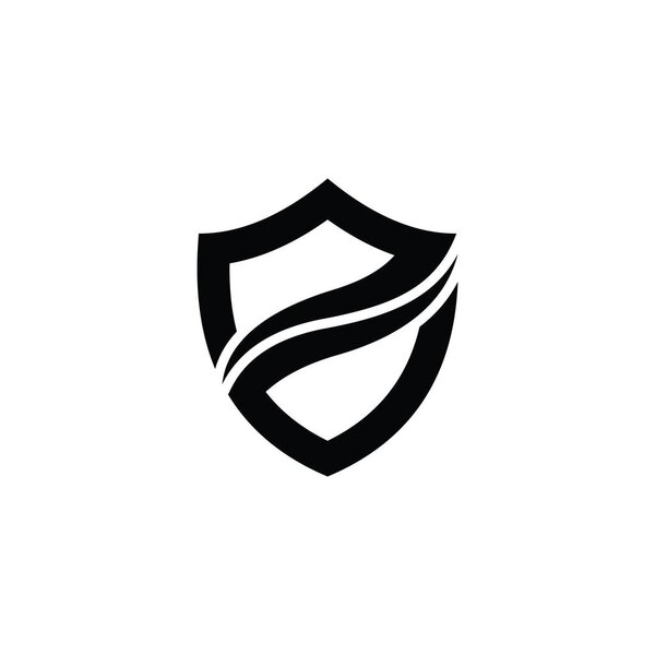 Letter Z security logo technology for your company, shield logo for security data.
