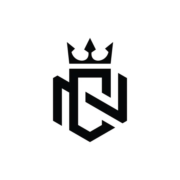 Logo Crown Icon Vector — Vector de stock