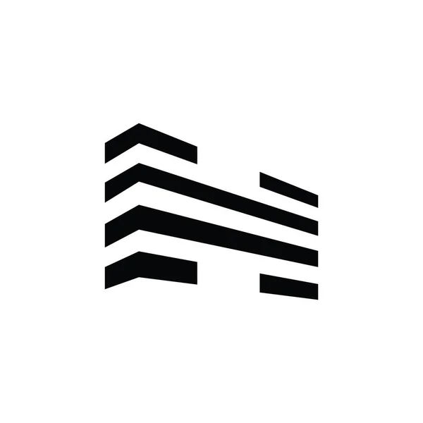 Initial Letter Logo Construction Design Concept — Stockvektor